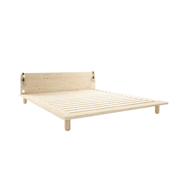 Łóżko PEAK BED natur 160x200 - obrazek 1