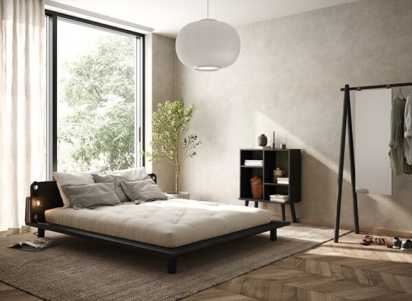 Łóżko PEAK BED black 140x200 - obrazek 4