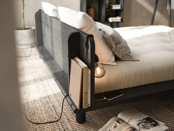 Łóżko PEAK BED black 140x200 - obrazek 5