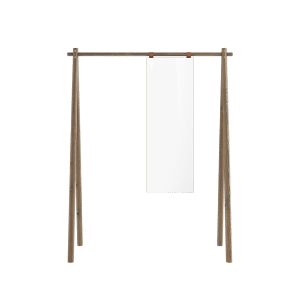 Wieszak HONGI 150 carob z lustrem - obrazek 2
