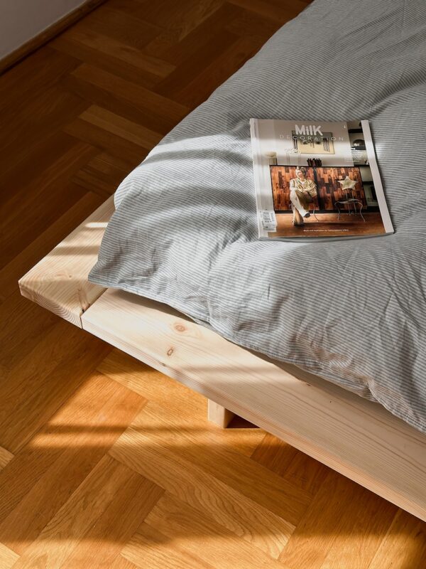 Łóżko JAPAN BED raw 140x200 - obrazek 5