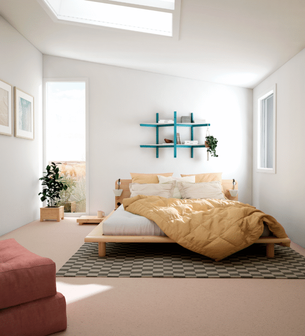 Łóżko PEAK BED black 140x200 - obrazek 8