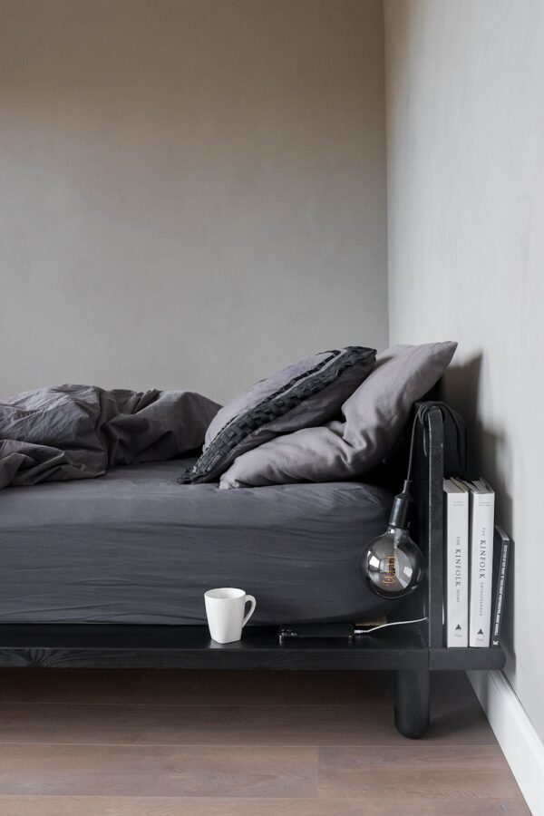 Łóżko PEAK BED black 140x200 - obrazek 7