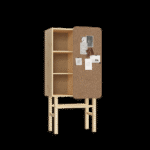 Komoda sosnowa SLIDE z tablicą korkową - obrazek 10