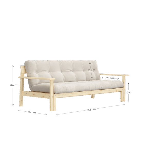 Sofa UNWIND natur sztruks - obrazek 5