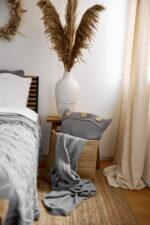 Pled PLECIONY LaManta szary  130x160 cm - obrazek 4