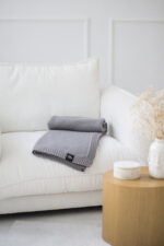 Pled PLECIONY LaManta szary  130x160 cm