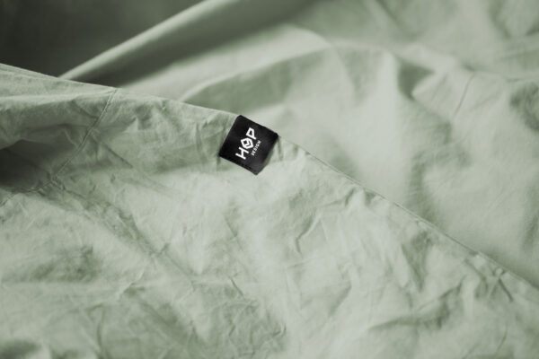 Pościel bawełniana PURE, HOP DESIGN - szałwiowa zieleń - obrazek 3