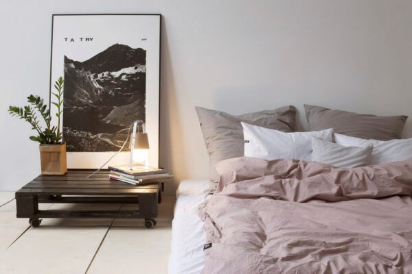 Pościel bawełniana PURE, HOP DESIGN - ciemna szara - obrazek 5