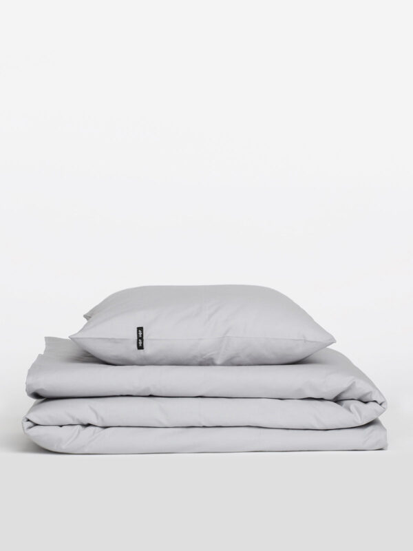Pościel bawełniana PURE, HOP DESIGN - jasna szara - obrazek 2