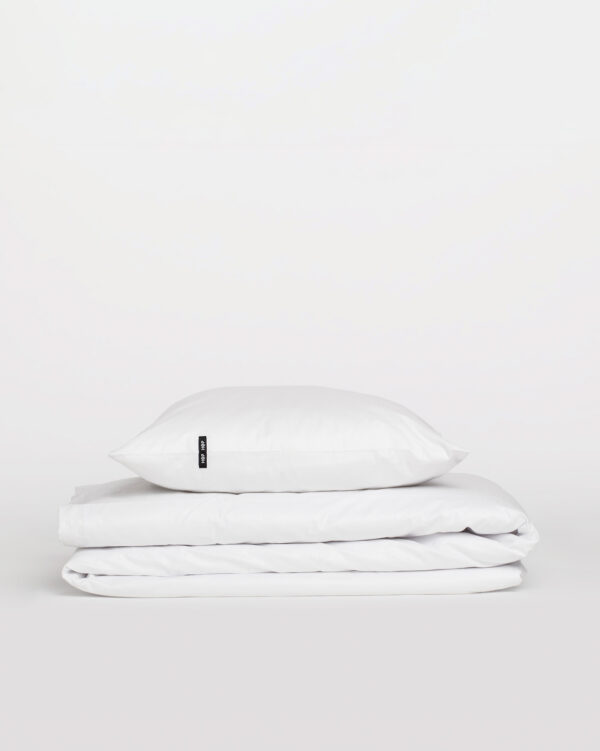 Pościel bawełniana PURE, HOP DESIGN - biała - obrazek 4