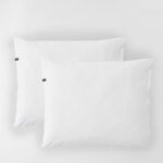 Poszewki na poduszki bawełniane PURE, HOP DESIGN (2 szt.) - białe