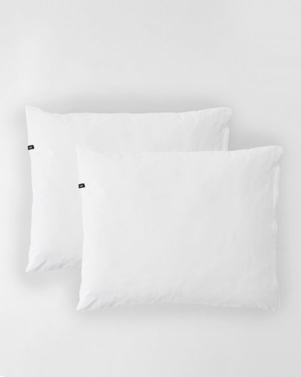 Poszewki na poduszki bawełniane PURE, HOP DESIGN (2 szt.) - białe - obrazek 1