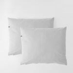 Poszewki na poduszki bawełniane PURE, HOP DESIGN (2 szt.) - jasno szare