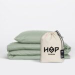 Poszwa na kołdrę PURE, HOP DESIGN - szałwiowa zieleń