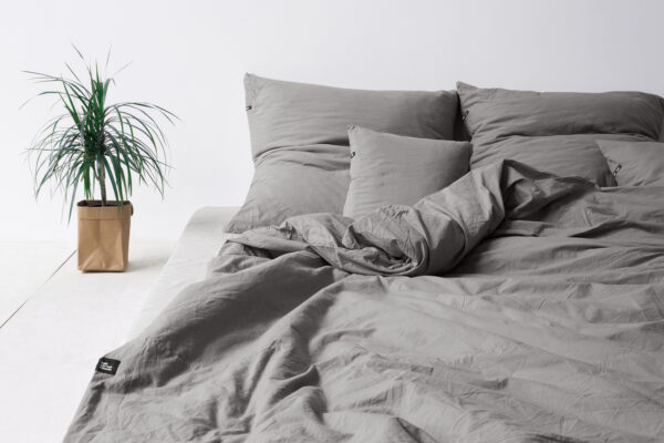Poszwa na kołdrę PURE, HOP DESIGN - ciemny szary - obrazek 5