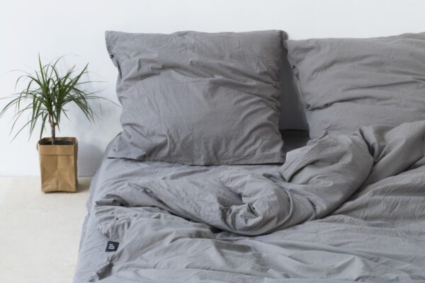 Poszwa na kołdrę PURE, HOP DESIGN - ciemny szary - obrazek 7