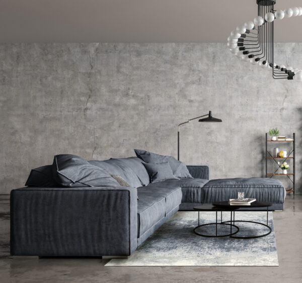 Dywan ILLUSION BLUE GREY - obrazek 3
