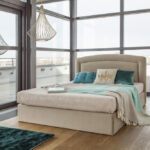 Łóżko tapicerowane z pojemnikiem DAFNE 160x200