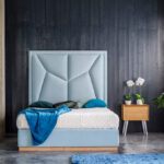 Łóżko tapicerowane z pojemnikiem VERTI 120x200