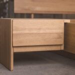 Stolik nocny dębowy BALETTO "L"