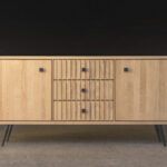 Komoda dębowa BALMORAL 3S