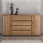 Komoda dębowa BALI LIFT 160