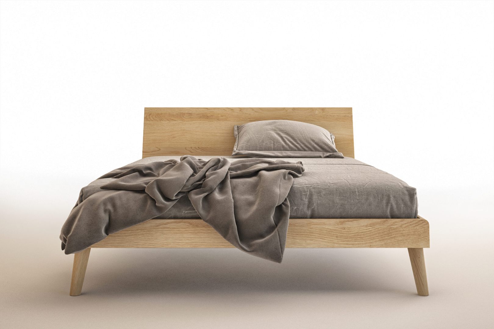 uc Łóżko LEXI buk 120x200 - obrazek 1