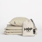 Pościel bawełniana PURE, HOP DESIGN - lniany naturalny