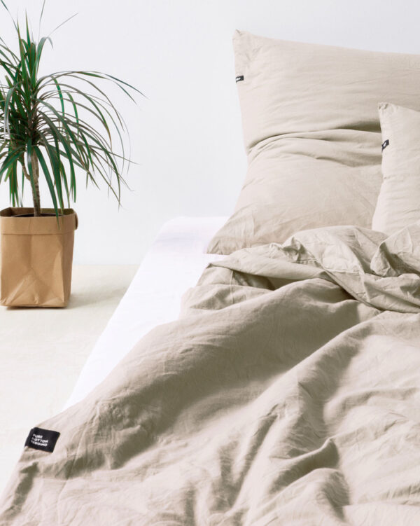 Pościel bawełniana PURE, HOP DESIGN - lniany naturalny - obrazek 4