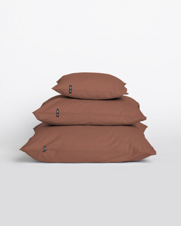 Pościel bawełniana PURE, HOP DESIGN - rdzawy brązowy - obrazek 4