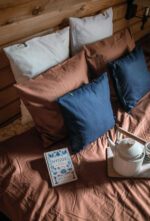 Poszewki na poduszki bawełniane PURE, HOP DESIGN (2 szt.) - rdzawy brąz - obrazek 6