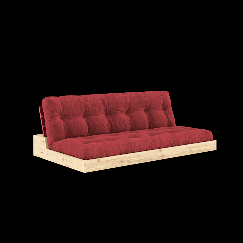 Sofa BASE POPPY RED sztruks - obrazek 1