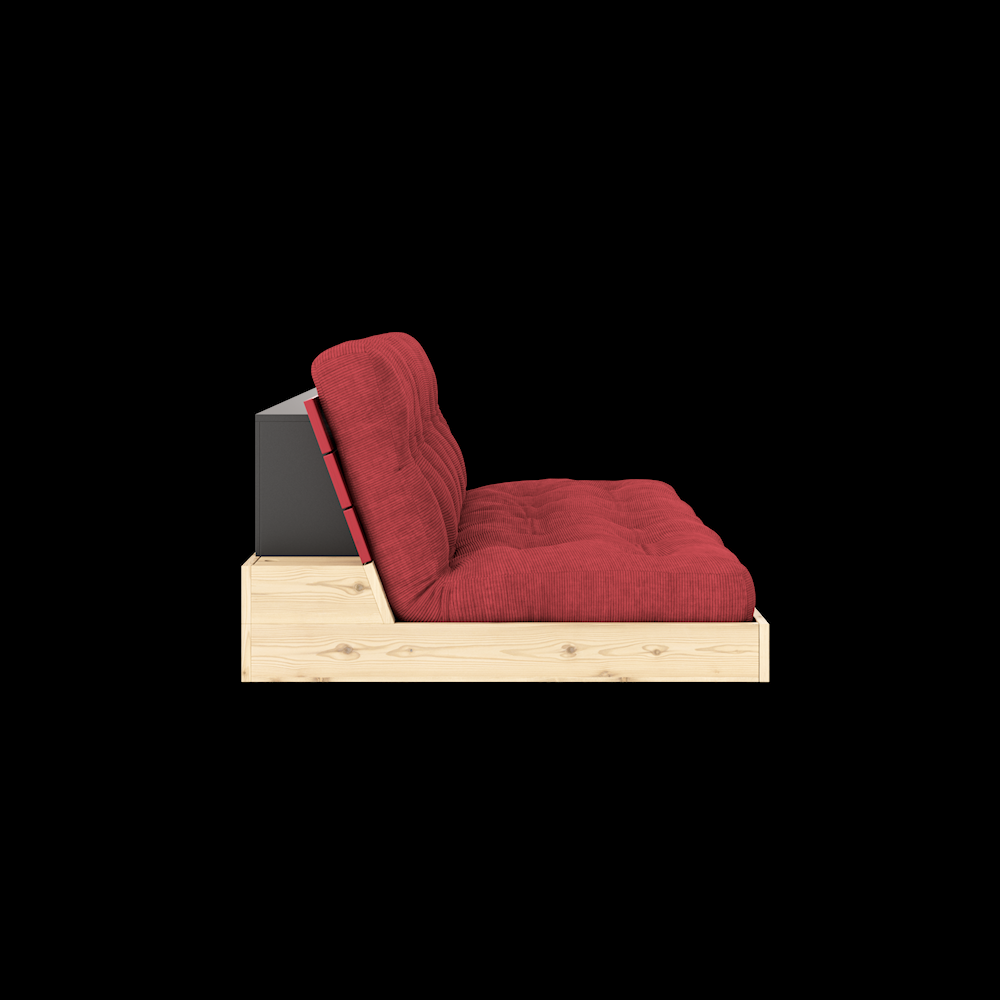 Sofa BASE POPPY RED sztruks - obrazek 3