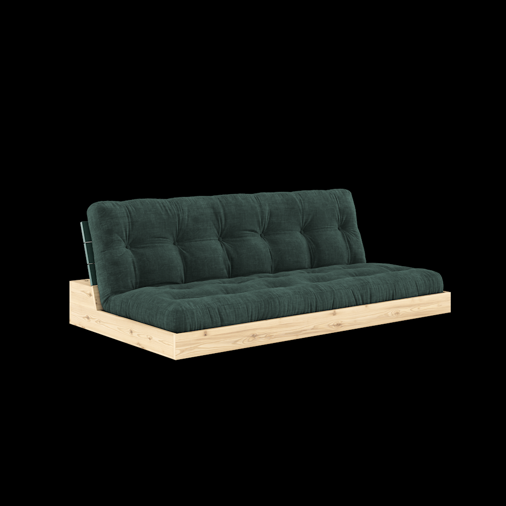 Sofa BASE LUSH GREEN sztruks - obrazek 1
