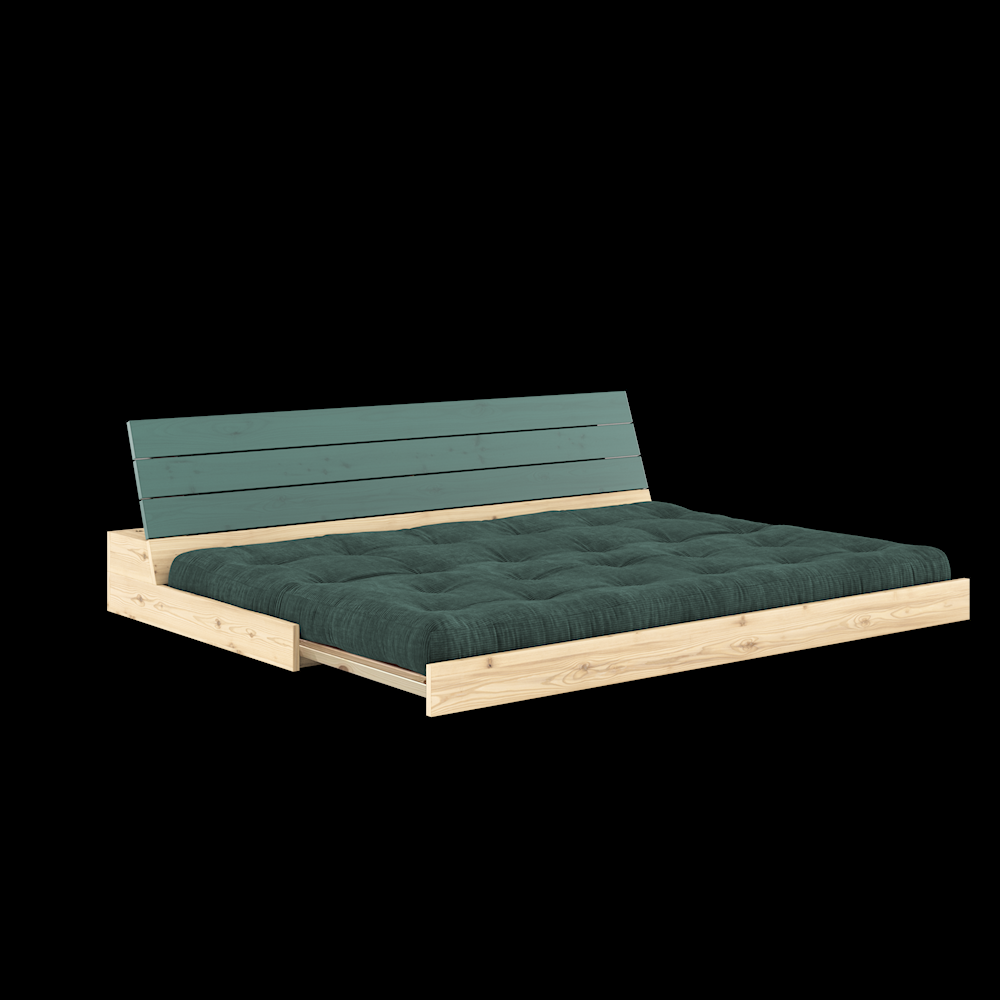 Sofa BASE LUSH GREEN sztruks - obrazek 2