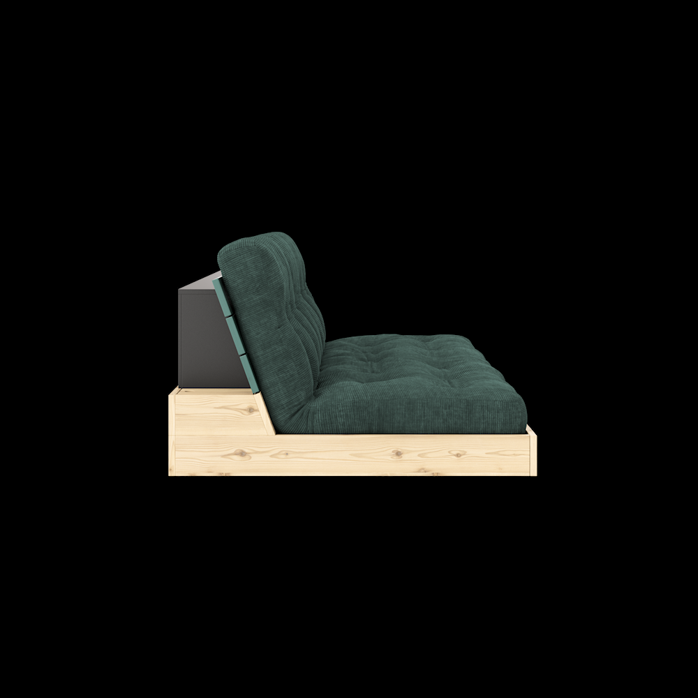 Sofa BASE LUSH GREEN sztruks - obrazek 3