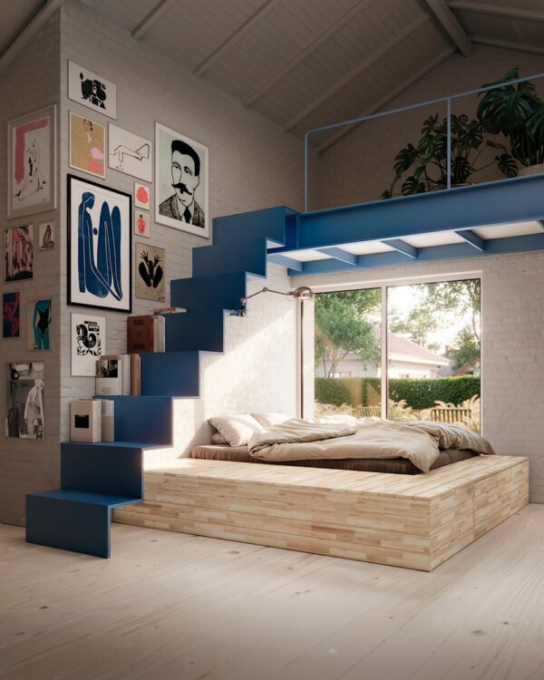 Łóżko BASEMENT BOXY 140x200 - obrazek 14