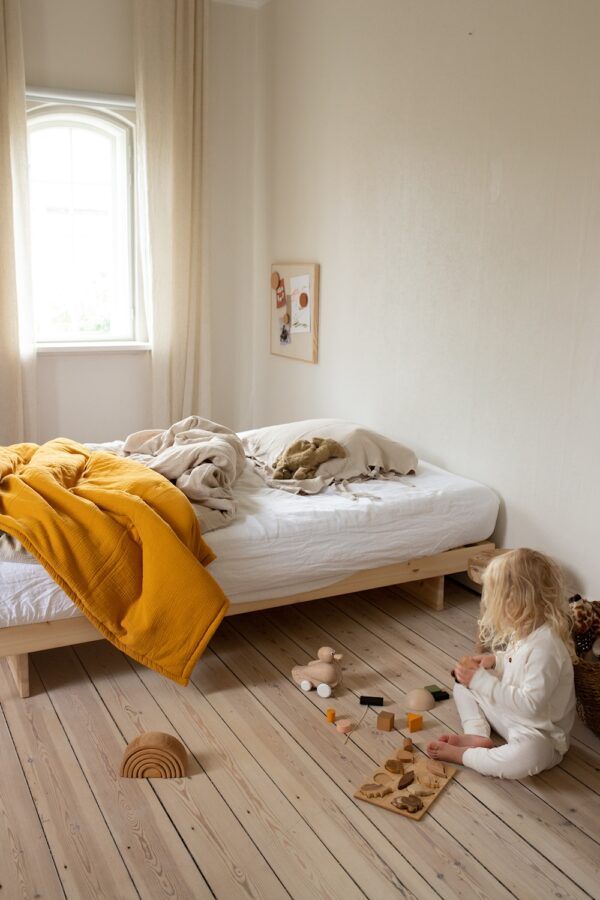 Łóżko KANSO BED RAW 160x200 z czterema szufladami - obrazek 8