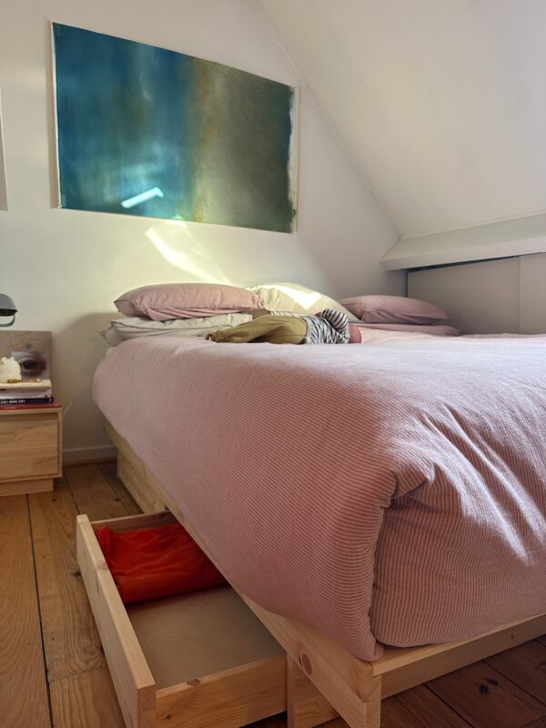 Łóżko KANSO BED RAW 140x200 z dwoma szufladami - obrazek 7