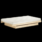 Łóżko KANSO BED RAW 90x200 z dwoma szufladami - obrazek 2