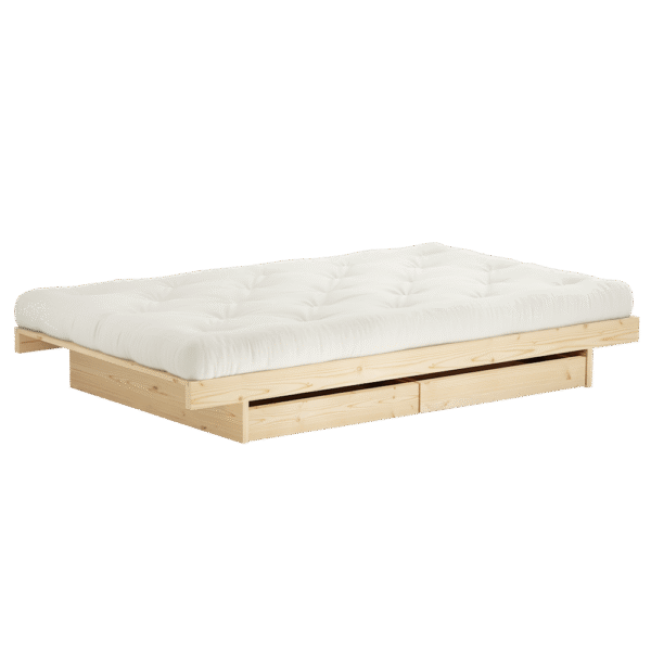Łóżko KANSO BED RAW 90x200 z dwoma szufladami - obrazek 2