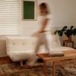 Sofa LEAN raw sztruks 130x200