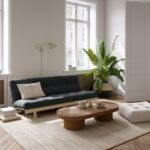 Sofa LEAN raw lonetta 130x200