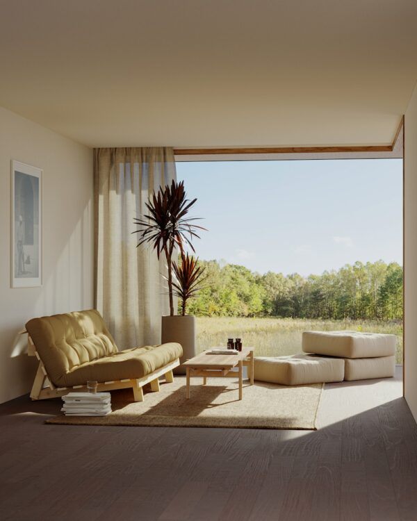 Sofa LEAN raw lonetta 130x200 - obrazek 5