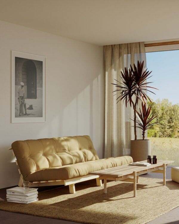 Sofa LEAN raw lonetta 130x200 - obrazek 7