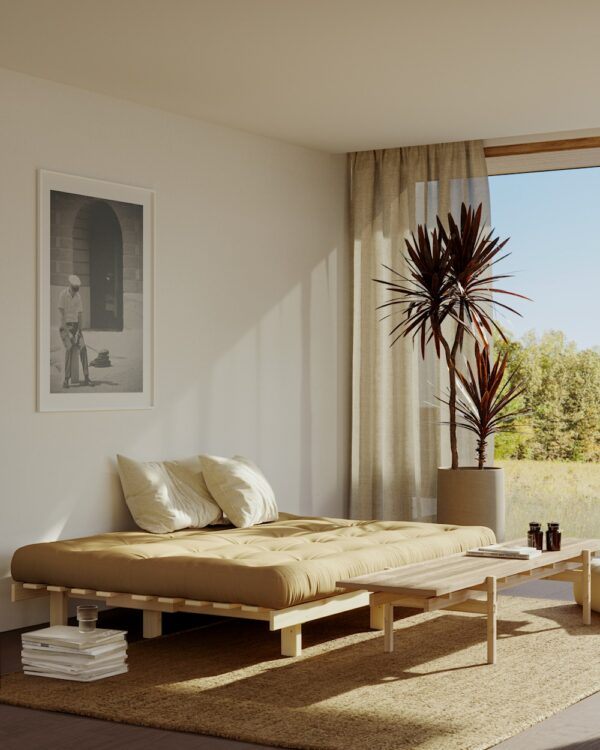 Sofa LEAN raw lonetta 130x200 - obrazek 8