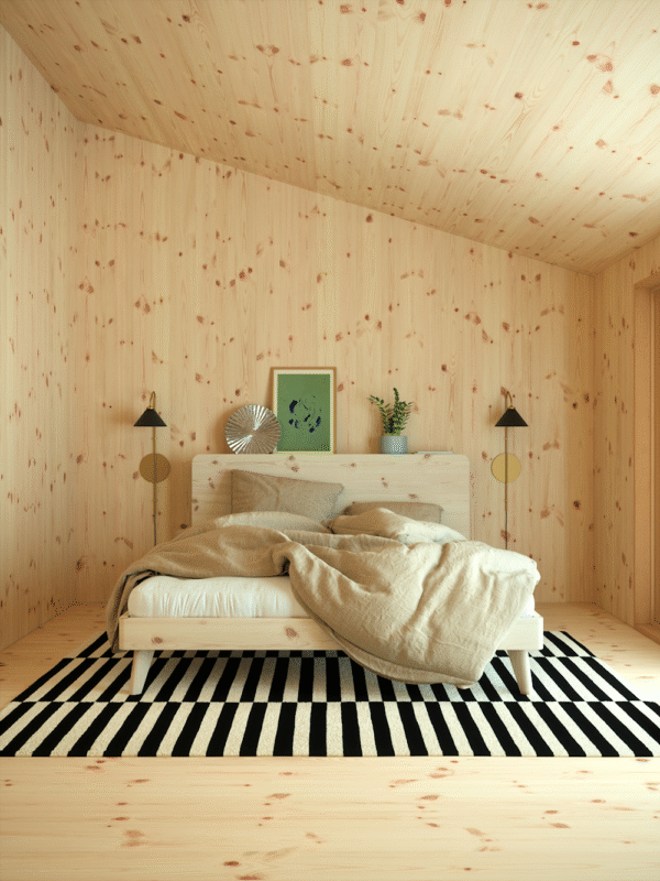 Łóżko RETREAT carob 140x200 - obrazek 6