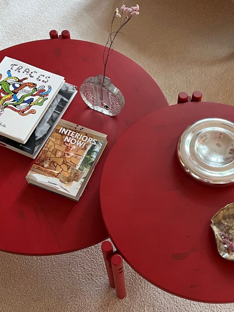 stolik kolorowy sticks wysoki