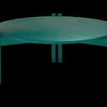 Stolik STICKS TABLE niski - lush green